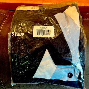 Navy and light blue with white accents cotton tshirt